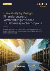 Capcora and suena energy: New whitepaper highlights growing importance of commercial structures in BESS financing<br />
© Capcora