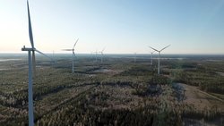 Der Windpark Lakiakangas<br />
© CPC Finland Oy