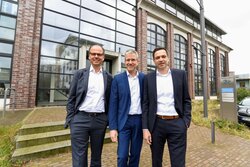 Dr. Lars Levien, Stefan Küver and Lars Quandel, managing partners Dauerkraft Finance GmbH<br />
© Stephan Pflug