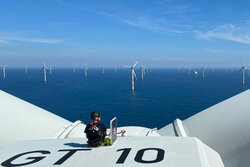 Deutsche WindGuard Inspection is inspection body at Global Tech I wind farm.<br />
© Deutsche WindGuard