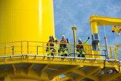 Deutsche Windtechnik signed four new contracts for inspection and maintenance of the balance of plant at four Dutch offshore wind farms.<br />
© Deutsche Windtechnik