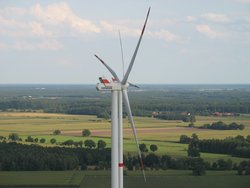 Die Deutsche Windtechnik übernimmt sechs Anlagen vom Typ Vestas V112 im WP Bokel-Ellerdorf.<br />
© Deutsche Windtechnik AG