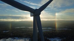 The Lumivaara power plants were erected in Hyrynsalmi municipality just in time before the winter season. Lumivaara, as its name directly translates as "Snow hill / Snow Danger", is one of the snowiest places in Finland.<br />
© Energiequelle GmbH