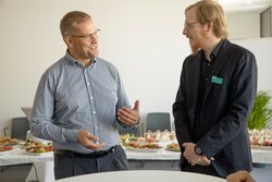 Michael Raschemann (Geschäftsführer) und René Radeisen (Bereichsleiter Projektmanagement & Standortleiter Berlin)<br />
© Energiequelle GmbH