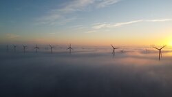 Fünf neue Vestas V172-Anlagen werden die Windparkleistung nahezu verfünffachen<br />
© ENOVA