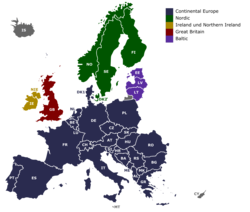 Synchronous areas for European countries<br />
© FGH GmbH
