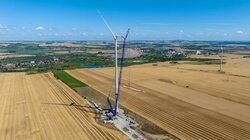 Windpark Wansleben Repowering II im Bau<br />
© Alexander Kühne/mt-media