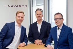 vl.n.r. Philipp Wagener, CFO; Johannes Overbeck, CEO; Georg Boie, COO<br />
© Navaris
