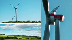 Qualitas Energy Windpark versorgt mit seinen 8 Turbinen mehr als 29.000 Haushalte<br />
© Qualitas Energy