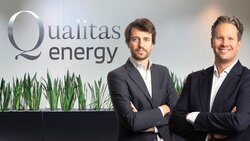 Johannes Overbeck leads the German business of Qualitas Energy alongside Borja Caruana since January 1, 2025 (f.r.t.l.)<br />
© Qualitas Energy