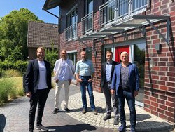 von links nach rechts: Daniel Schütte, Erik Breuer, Heiko Roß, Mathis Klepper und Uwe Leonhardt<br />
© CNV Kramp