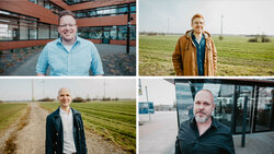 New management quartet at wpd windmanger GmbH & Co. KG<br />
© wpd windmanager GmbH & Co. KG